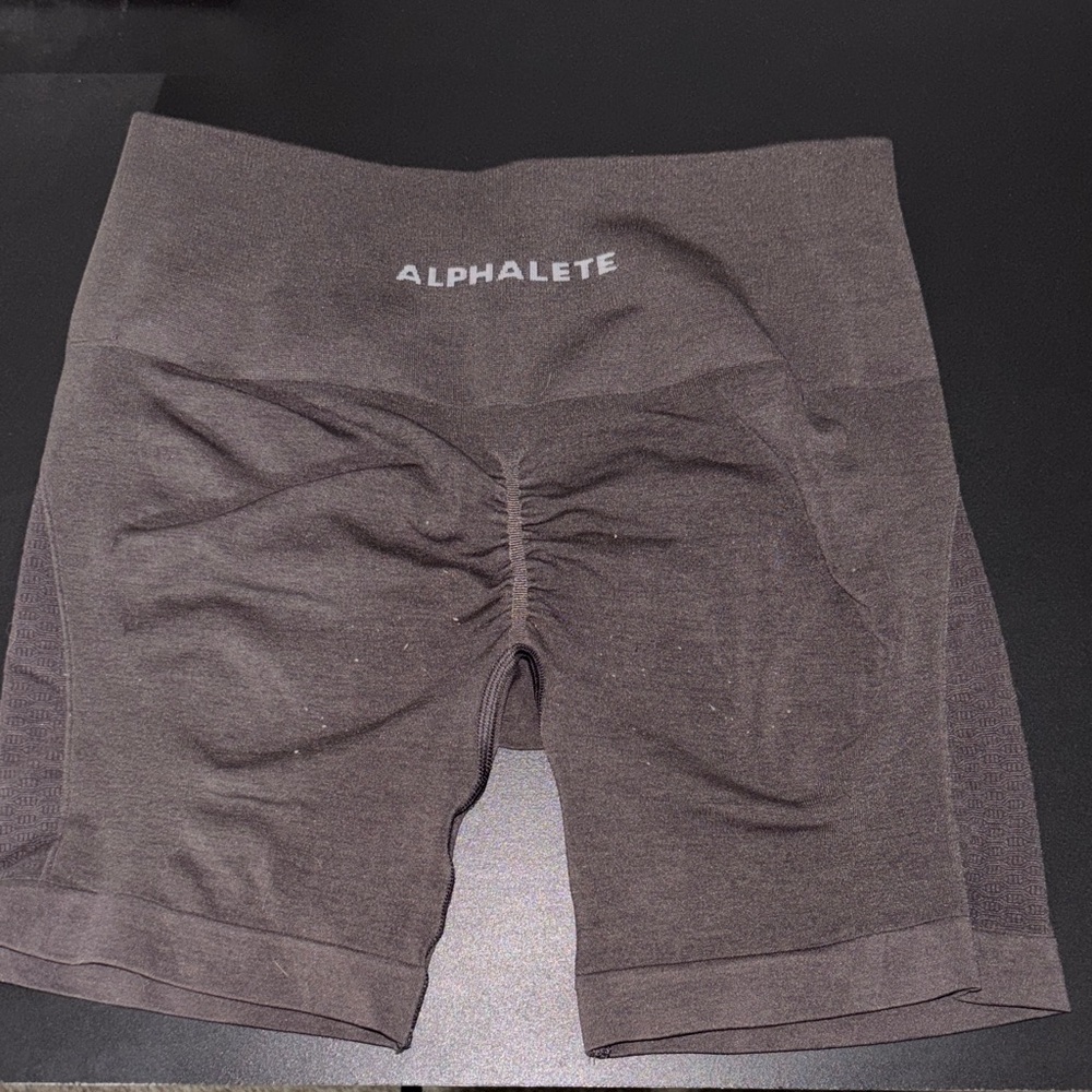 Alphalete Women's Gray Bike Shorts